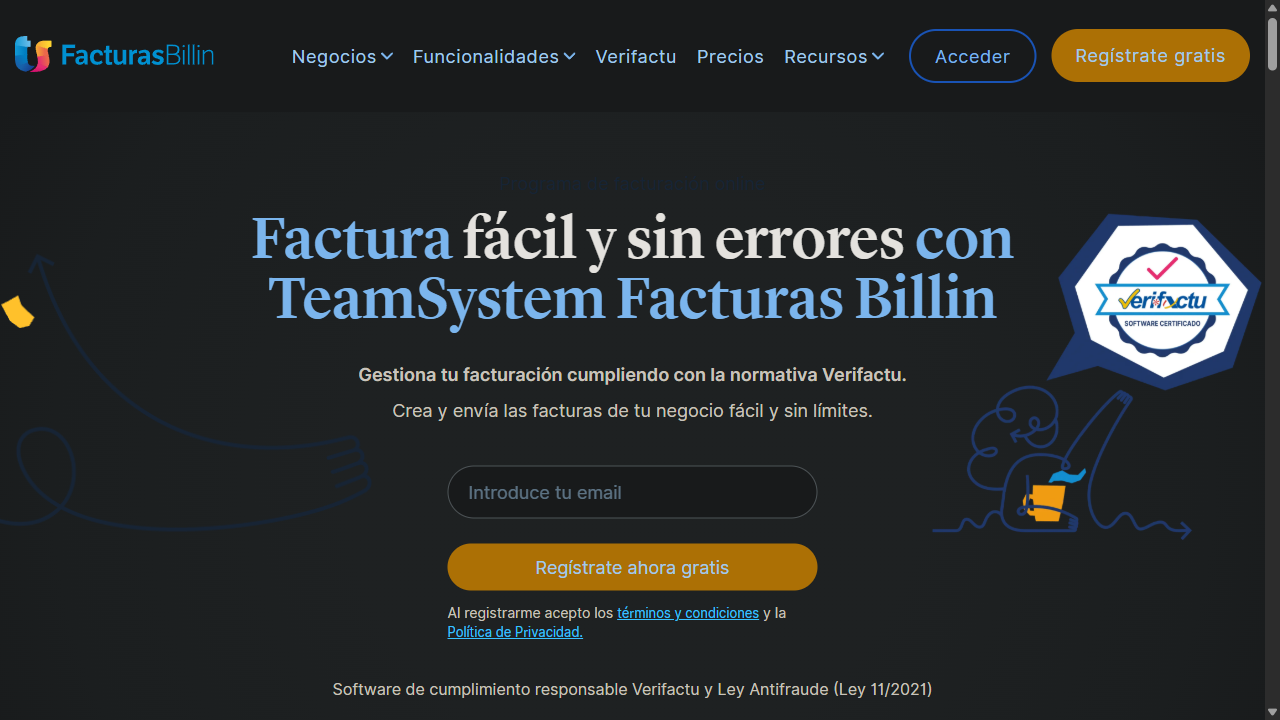 Billin - Gestión de clientes y facturación