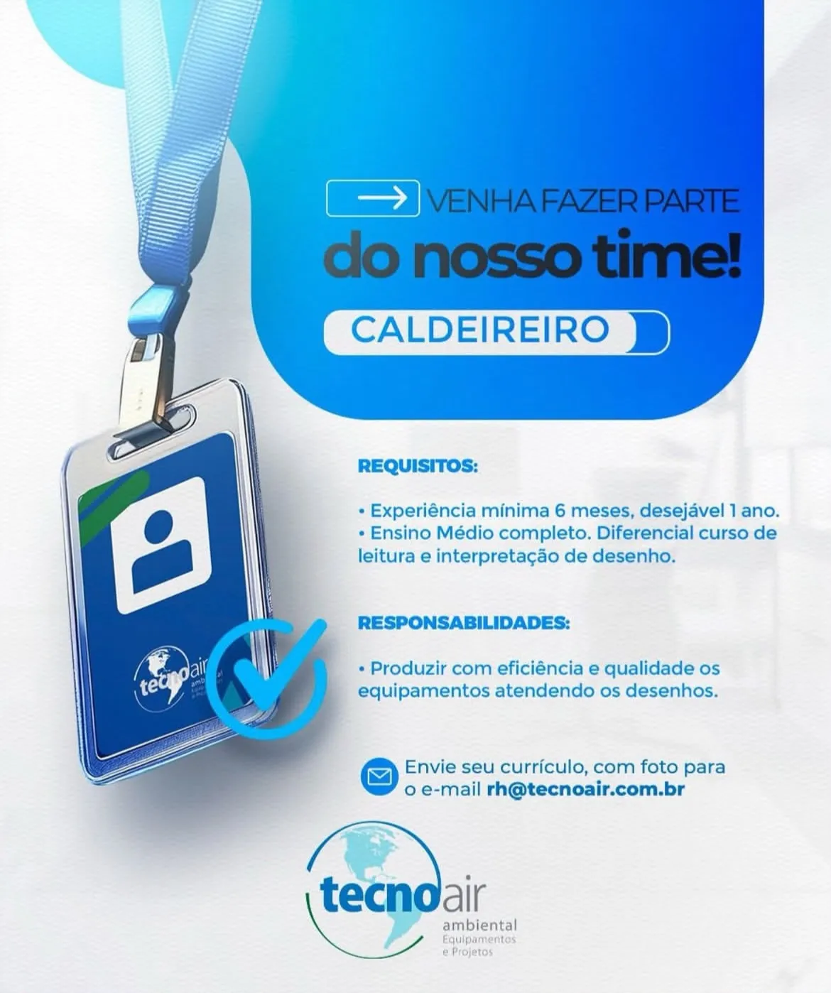 Vaga Para Caldeireiro