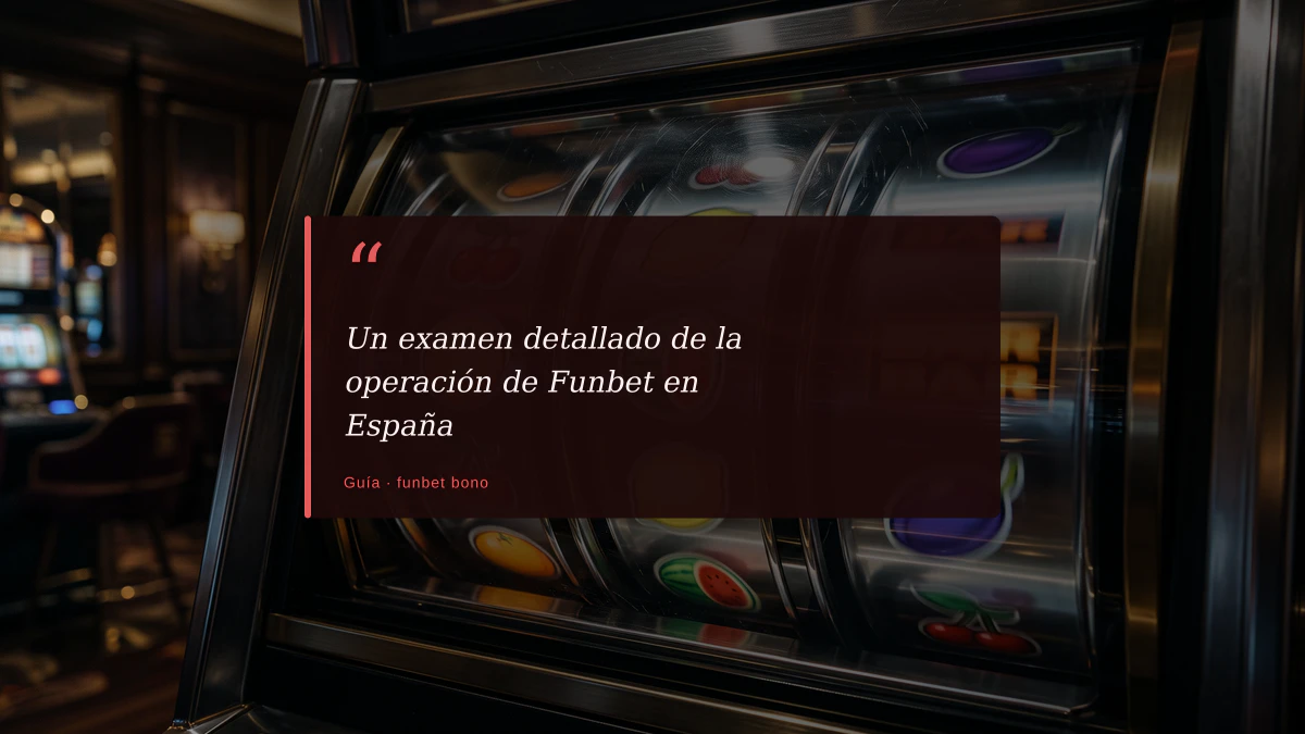 Un examen detallado de la operación de Funbet en España