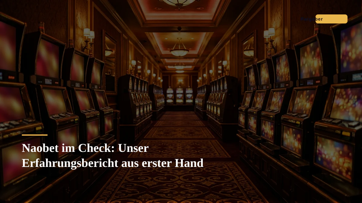 Naobet im Check: Unser Erfahrungsbericht aus erster Hand