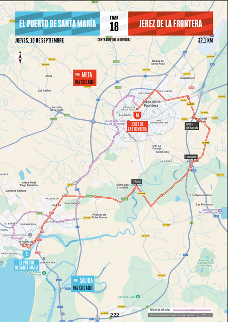 Stage 18 Route