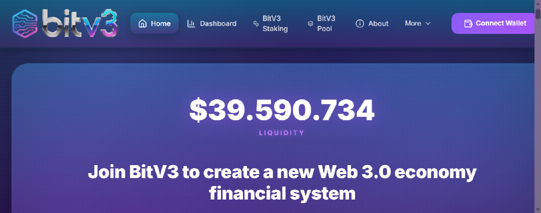 Screenshot of bitv3.ai