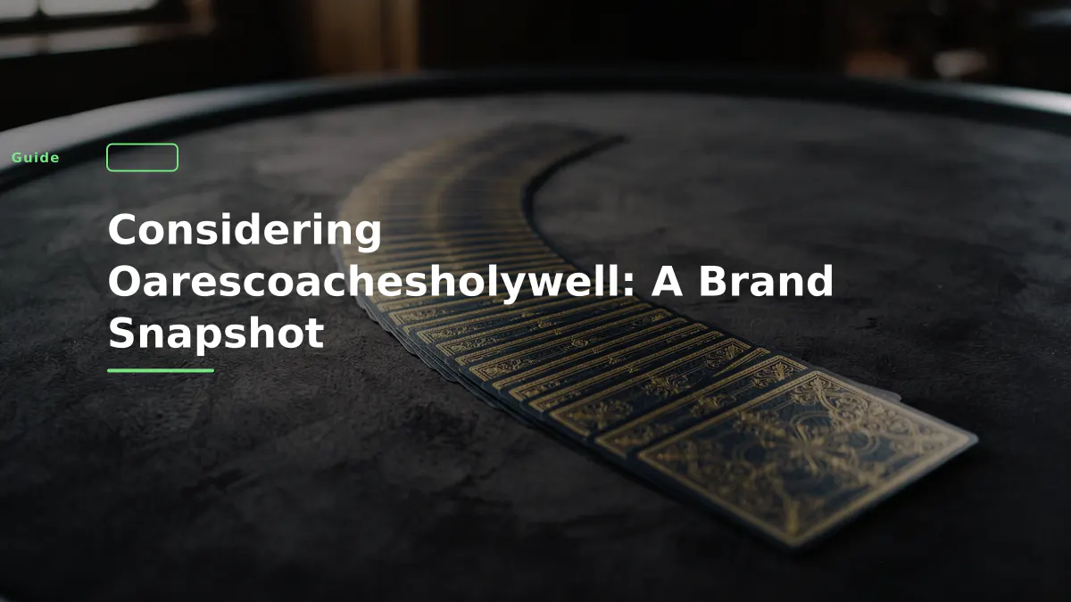 Considering Oarescoachesholywell: A Brand Snapshot