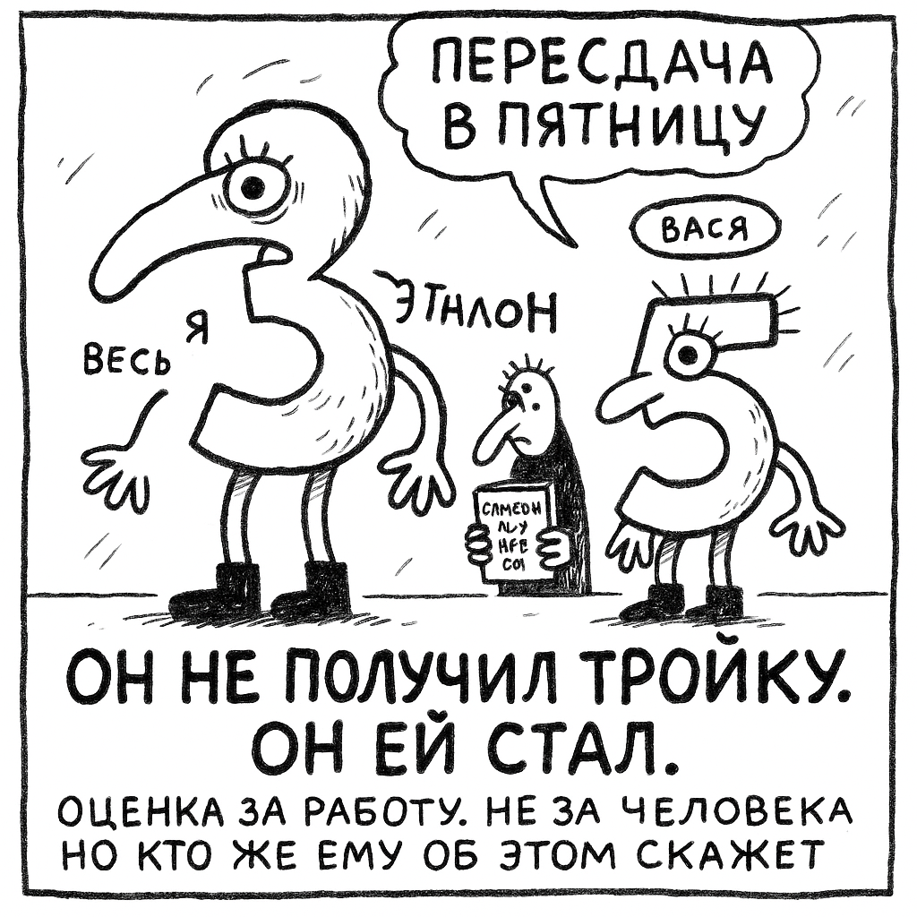 Подросток боится ошибок и болезненно реагирует на оценки