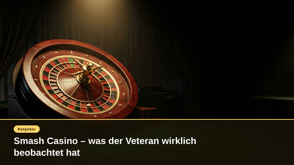 Smash Casino – was der Veteran wirklich beobachtet hat