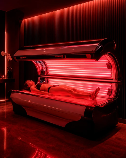 Shape Store solaryum kabini ve bronzluk atmosferi