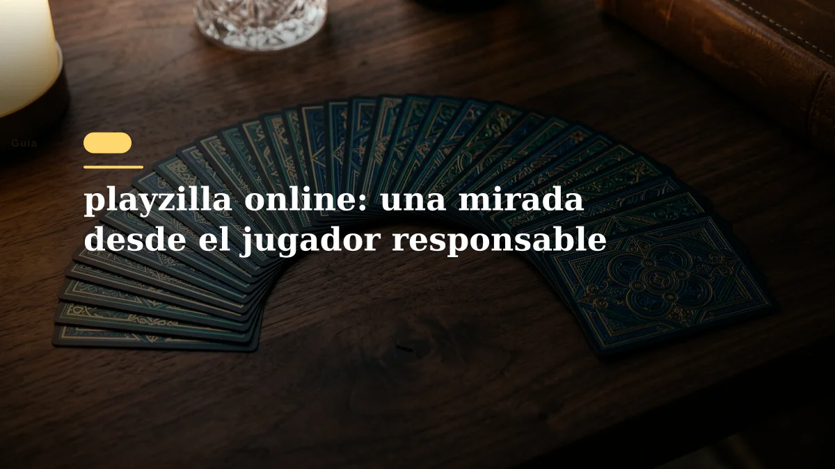 playzilla online: una mirada desde el jugador responsable