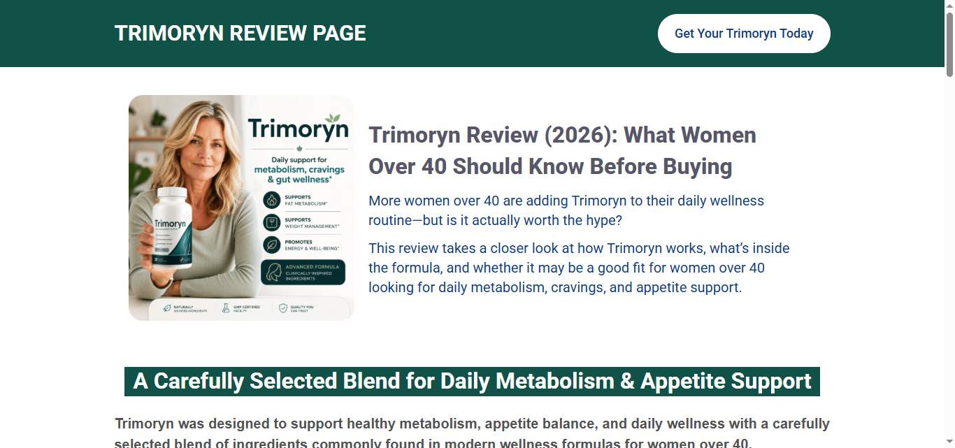 Trimoryn – Official Website