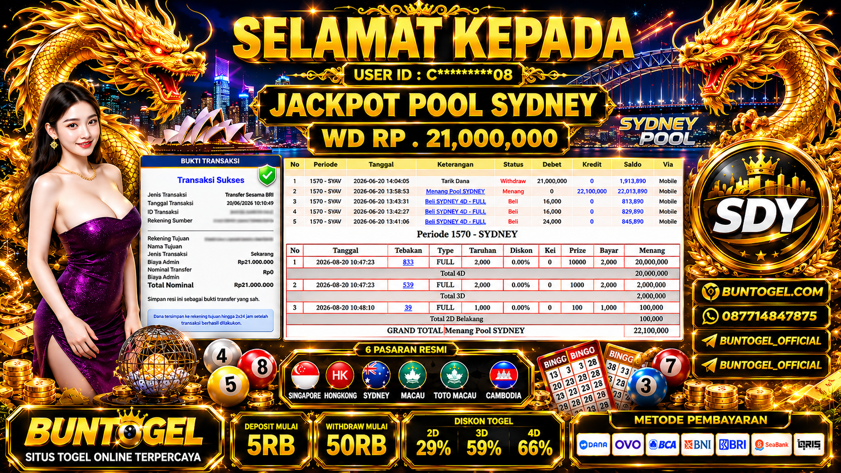 BUKTI BAYAR BUNTOGEL