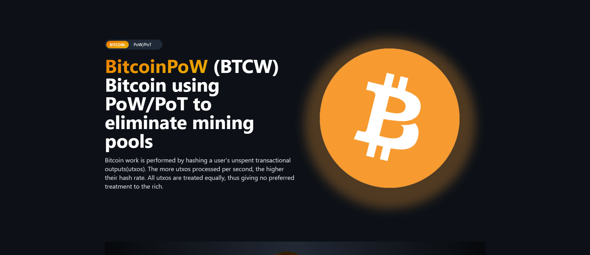 Stored capture of bitcoinpow.space