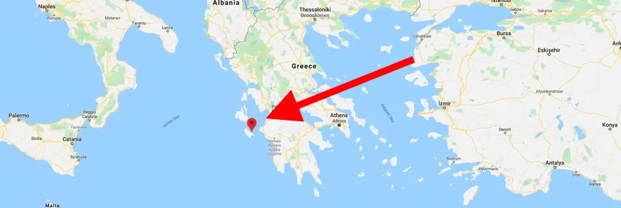Vizitarea Castelului venețian din Zakynthos, Grecia