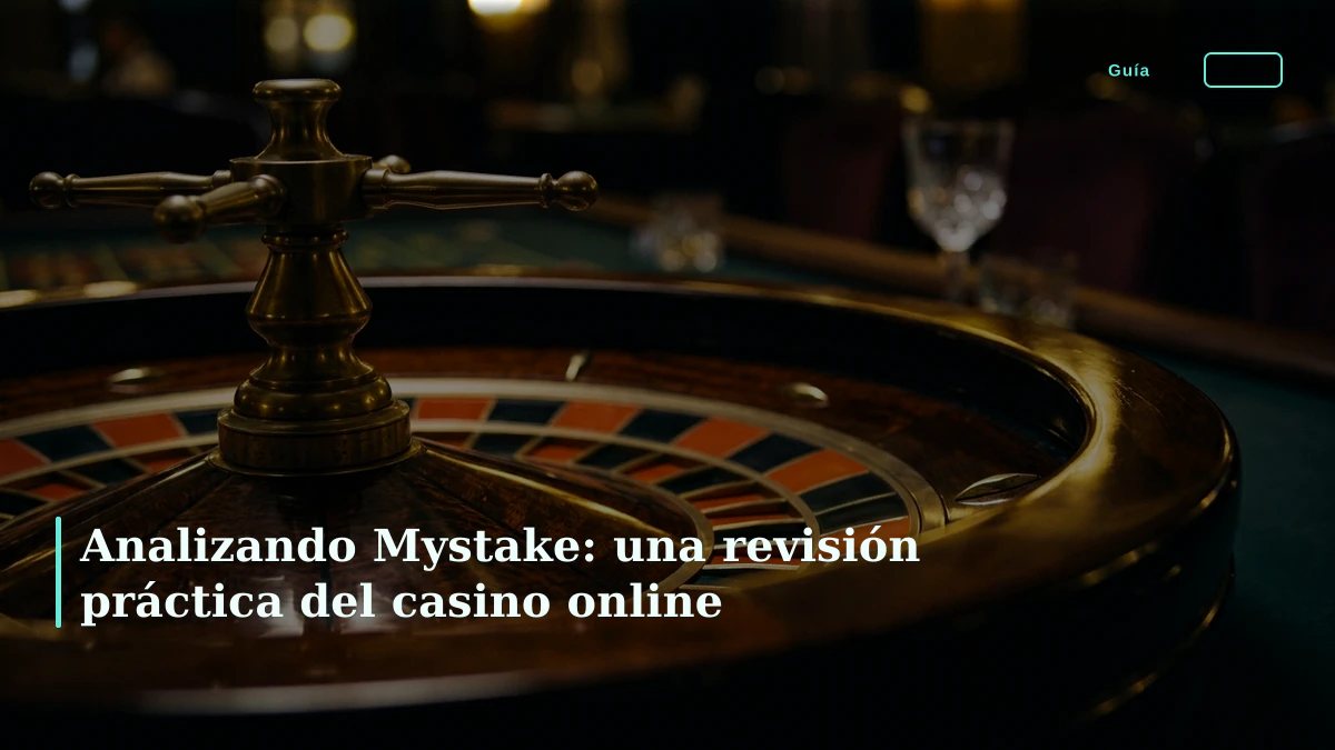 Analizando Mystake: una revisión práctica del casino online