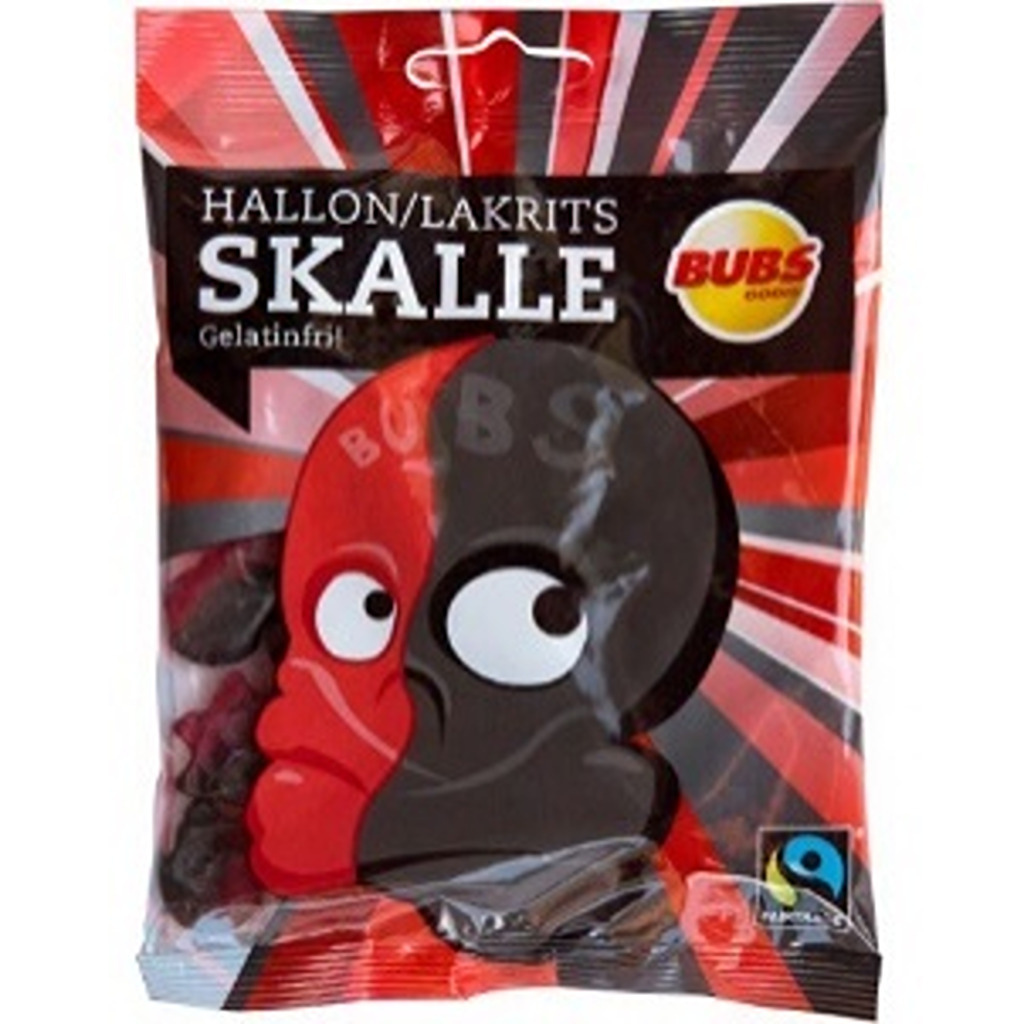 Hallon Skalle Bubs Godis