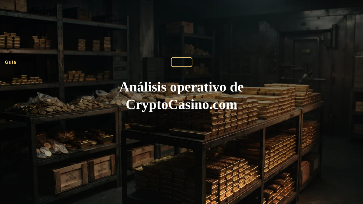 Análisis operativo de CryptoCasino.com