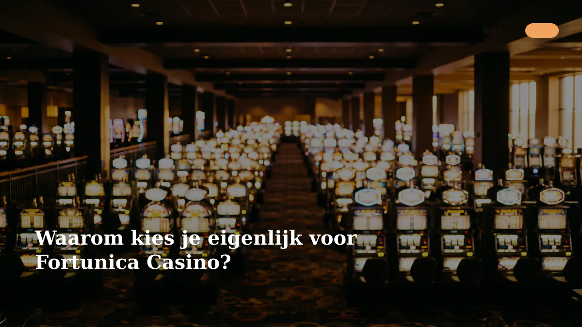 Waarom kies je eigenlijk voor Fortunica Casino?