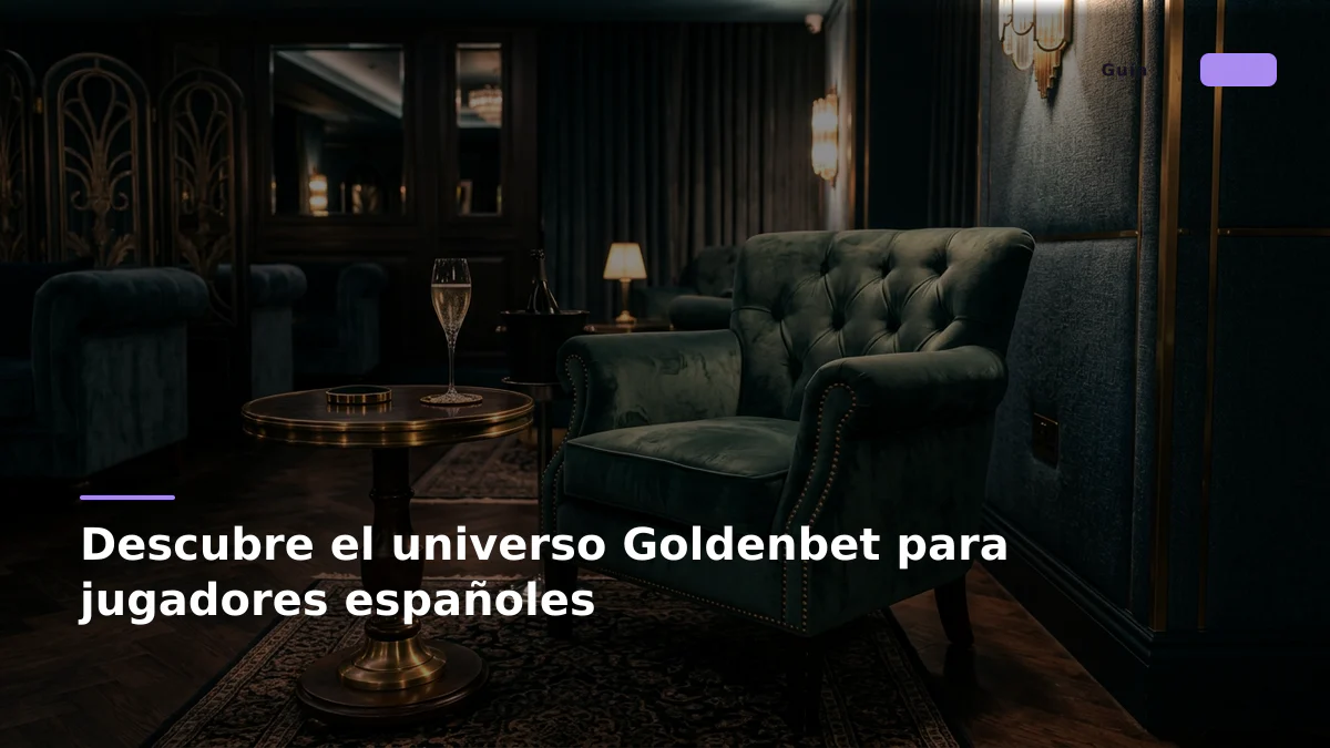 Descubre el universo Goldenbet para jugadores españoles