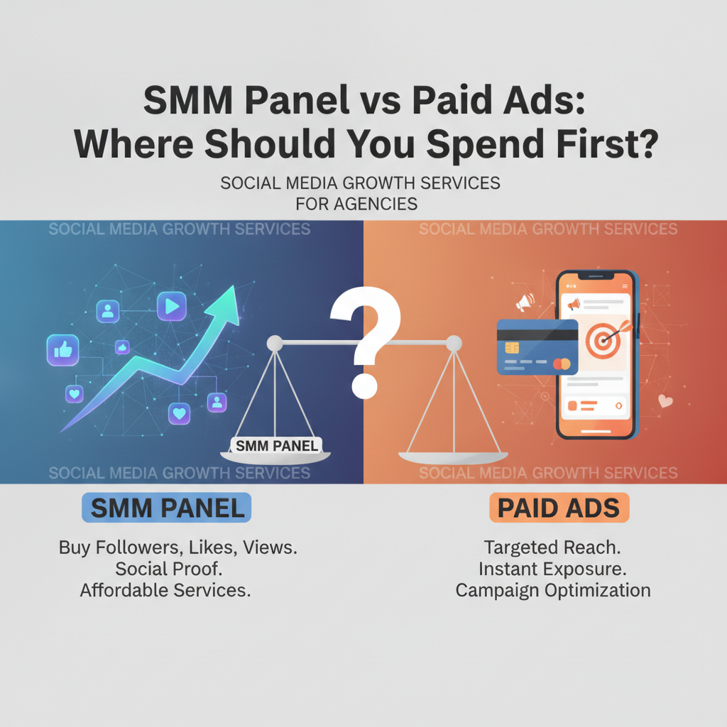 SMM Panel vs Paid Ads: Where Should You Spend First?