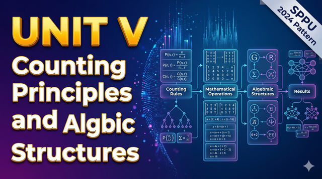 Unit 5 – Counting Principles and Algebraic Structures | DM SPPU
