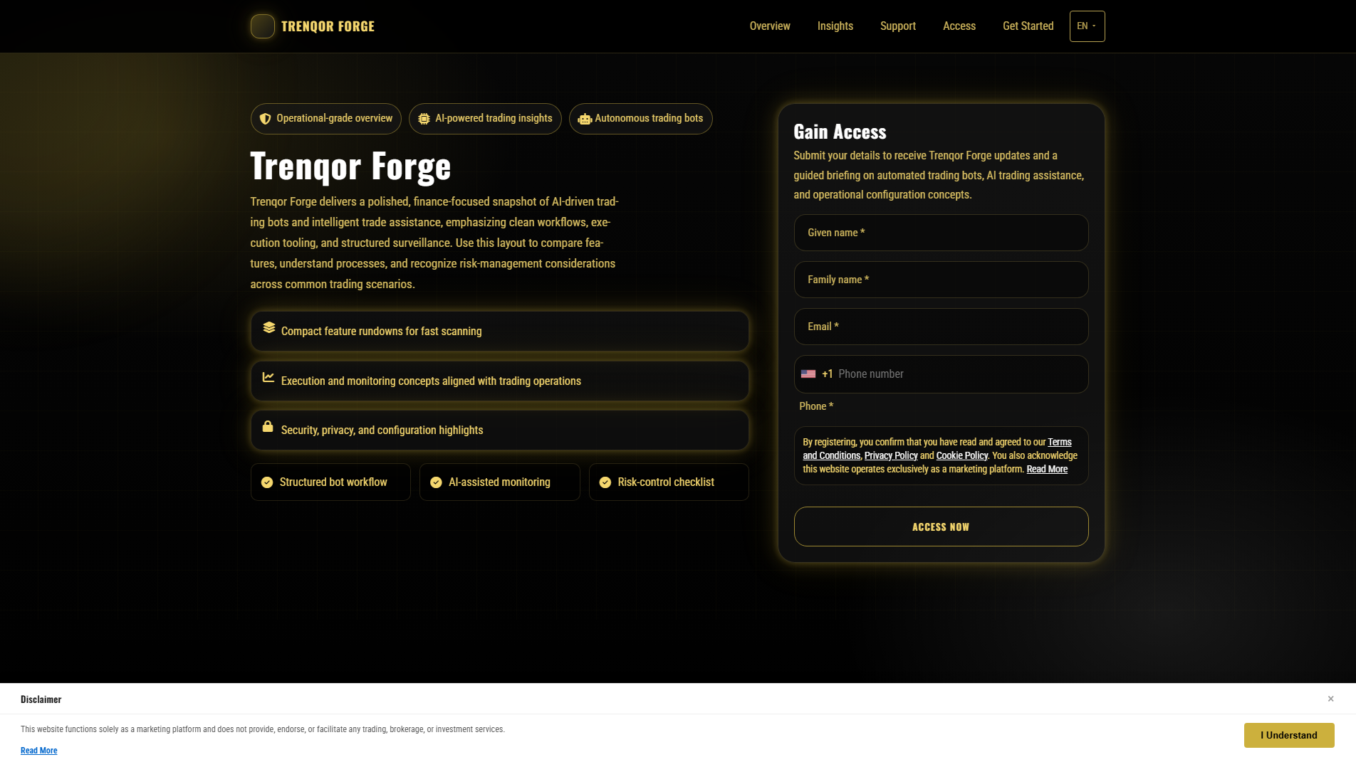 Stored capture of trenqorforge.shop