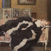 Спящая молодая женщина 1909