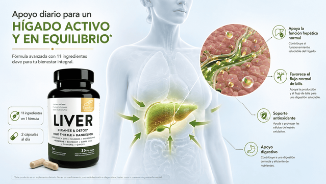Liver Cleanse and Detox y apoyo diario al hígado