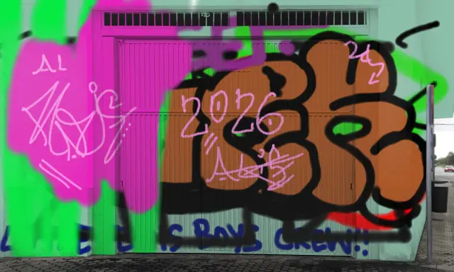 Graffiti artwork by DbDKITM