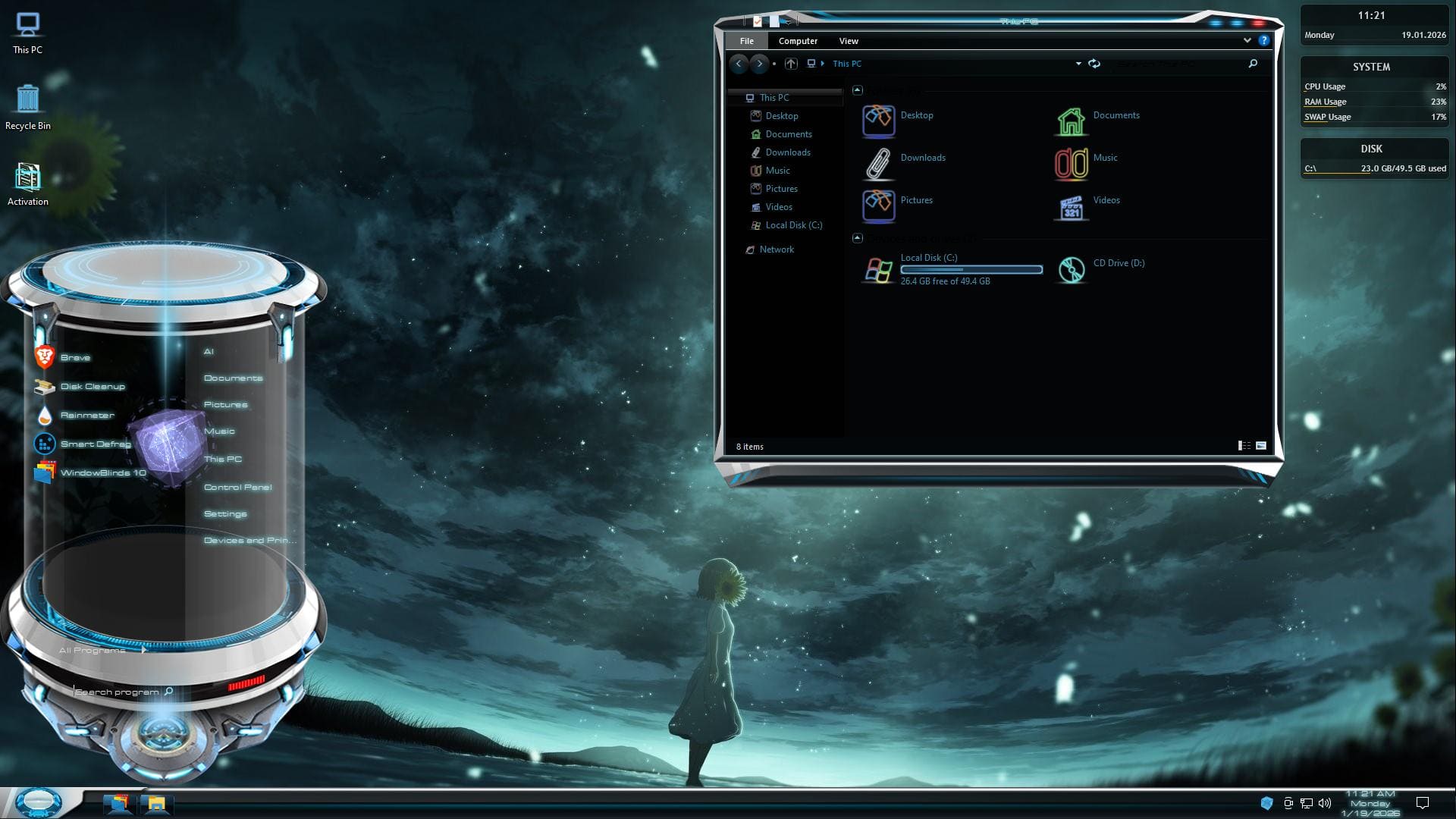 Anime Dreams - Windows 10 Enterprise LTSC IoT 21H2 Lite 11 s1