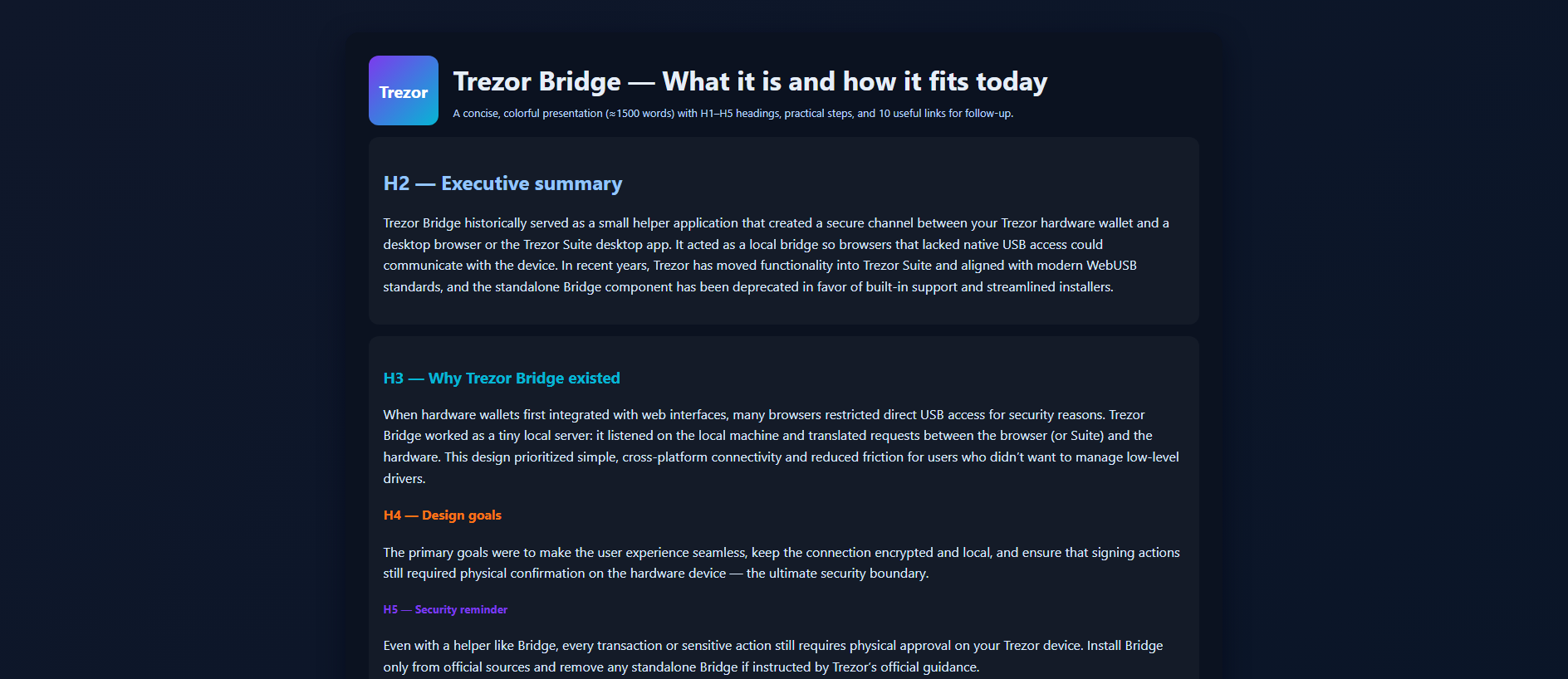 Stored capture of trezo-briddge.pages.dev
