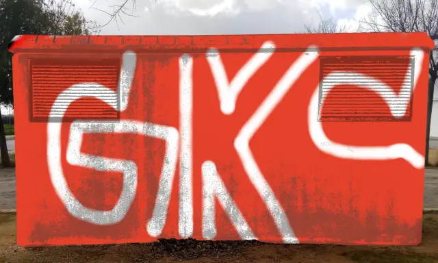 Graffiti artwork by WIKTOR