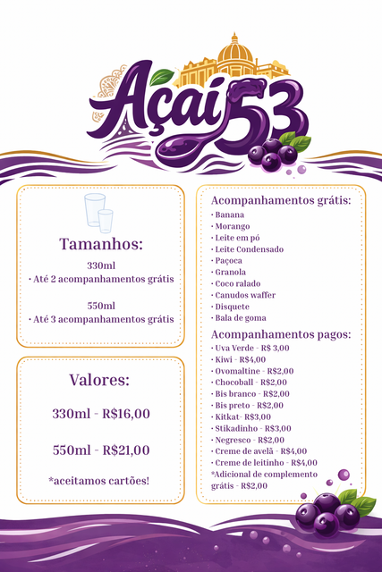 Tamanhos