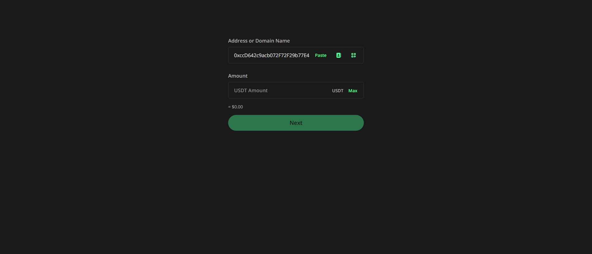 Forensic screenshot of bep.cash showing the phishing page layout