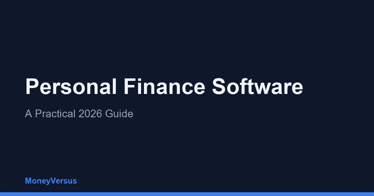Personal Finance Software