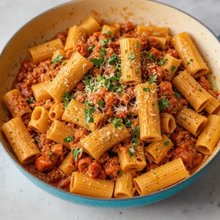 Rigatoni Bolognese Cooking Guide