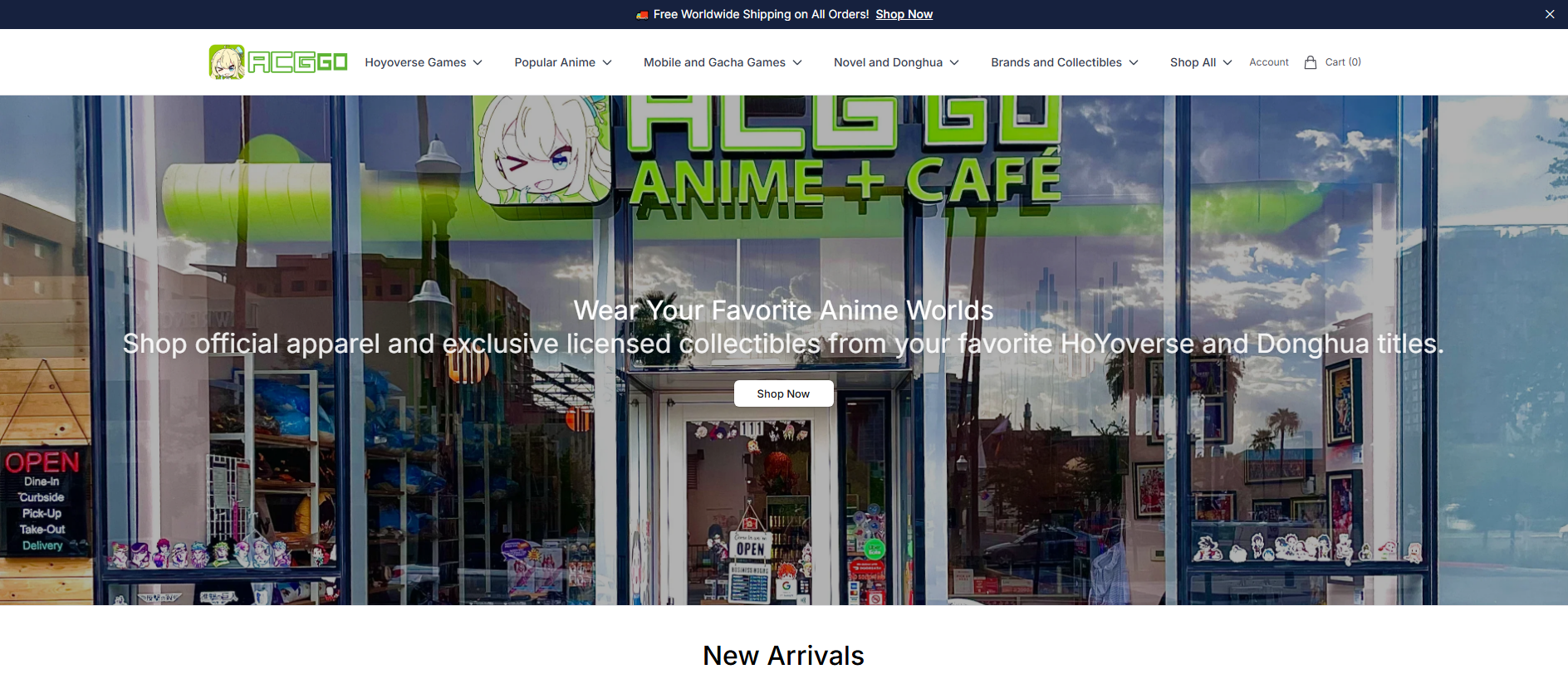 Stored capture of acggoshop.shop
