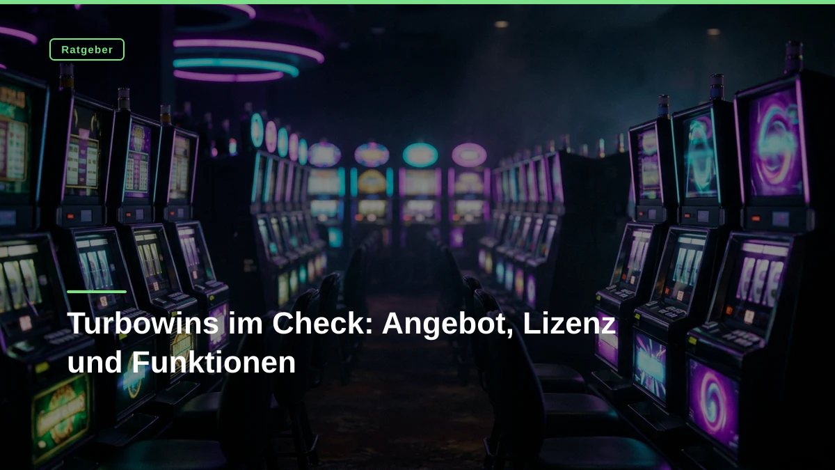 Turbowins im Check: Angebot, Lizenz und Funktionen