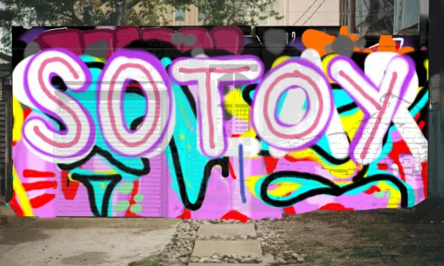 Graffiti artwork by Bab