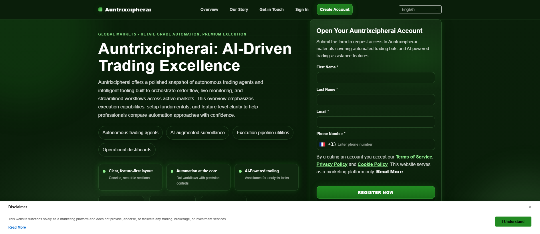 Stored capture of auntrixcipherai.pro