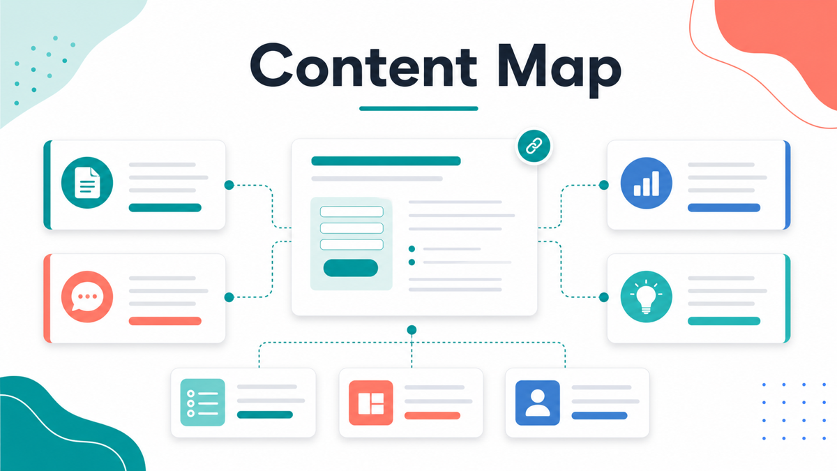 Content map graphic for form builder affiliate article ideas