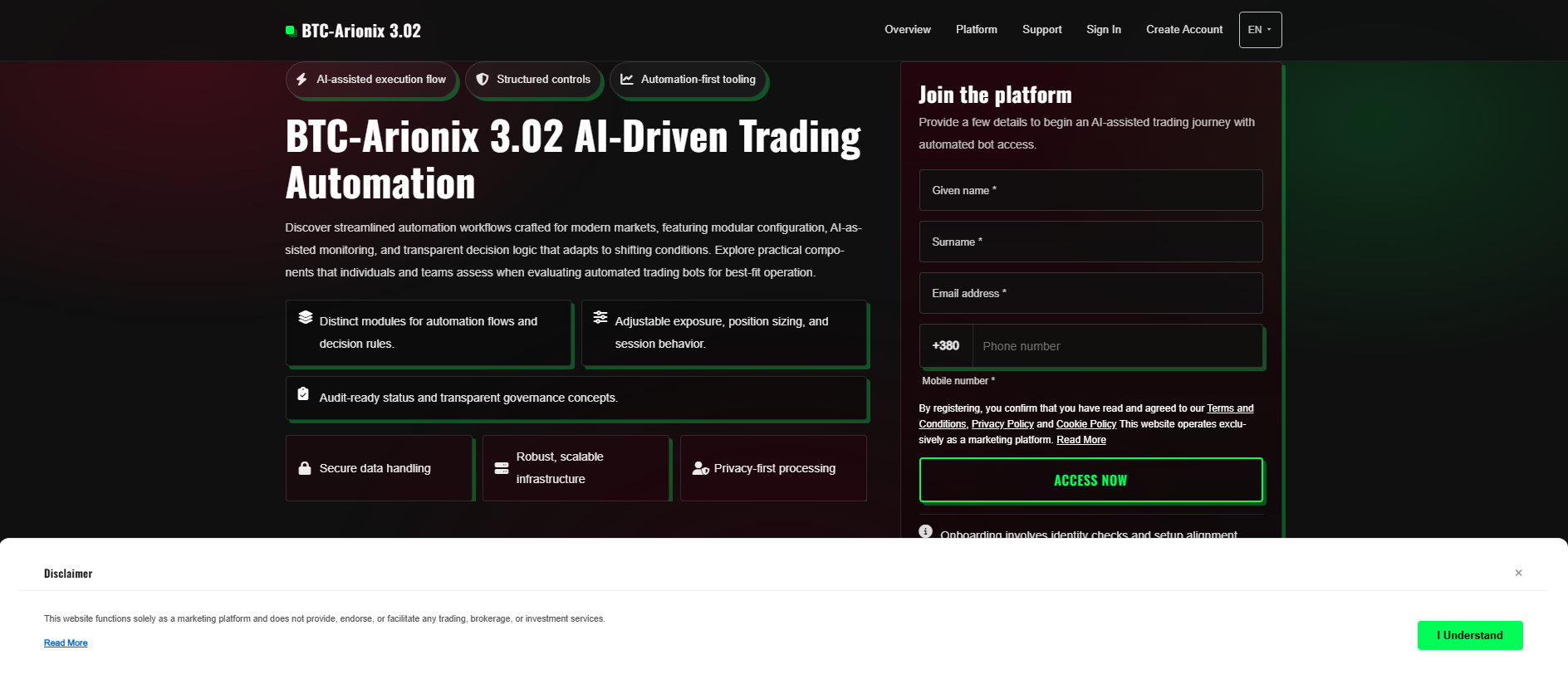Stored capture of btc-arionix.click