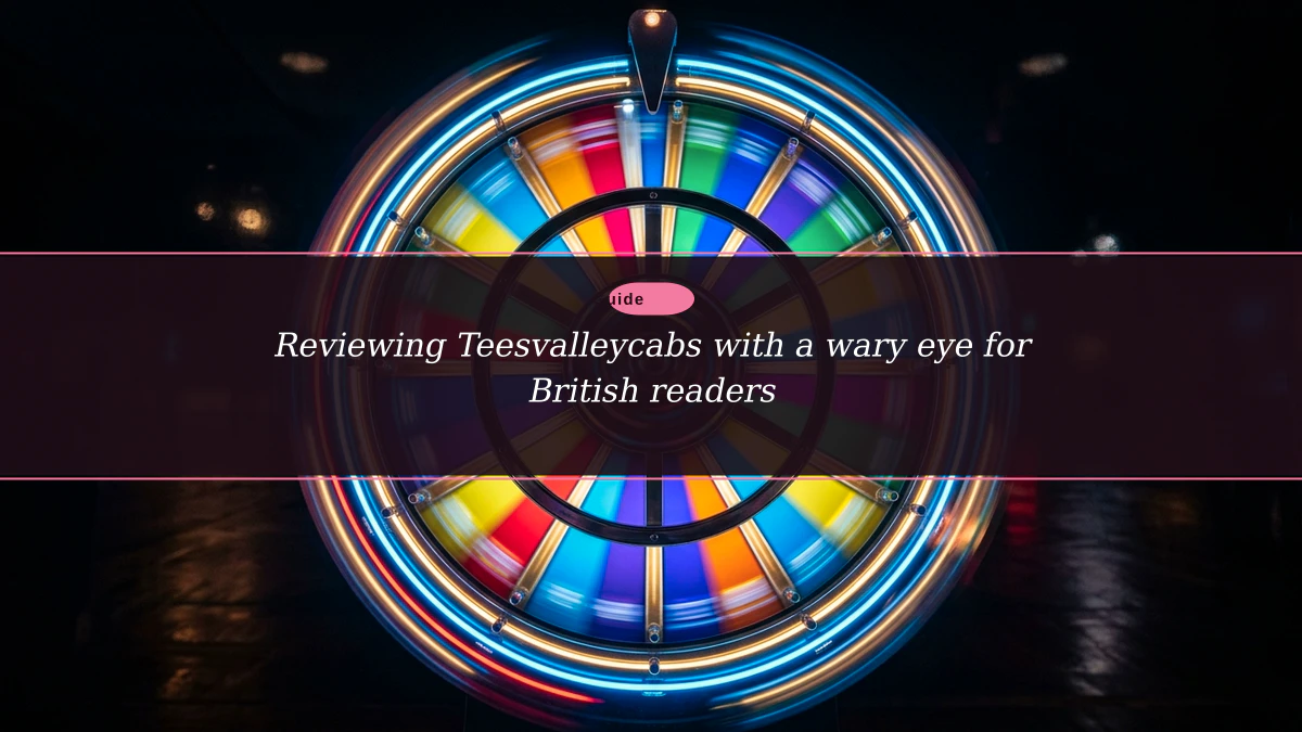 Reviewing Teesvalleycabs with a wary eye for British readers Reviewing Teesvalleycabs with a wary eye for British readers