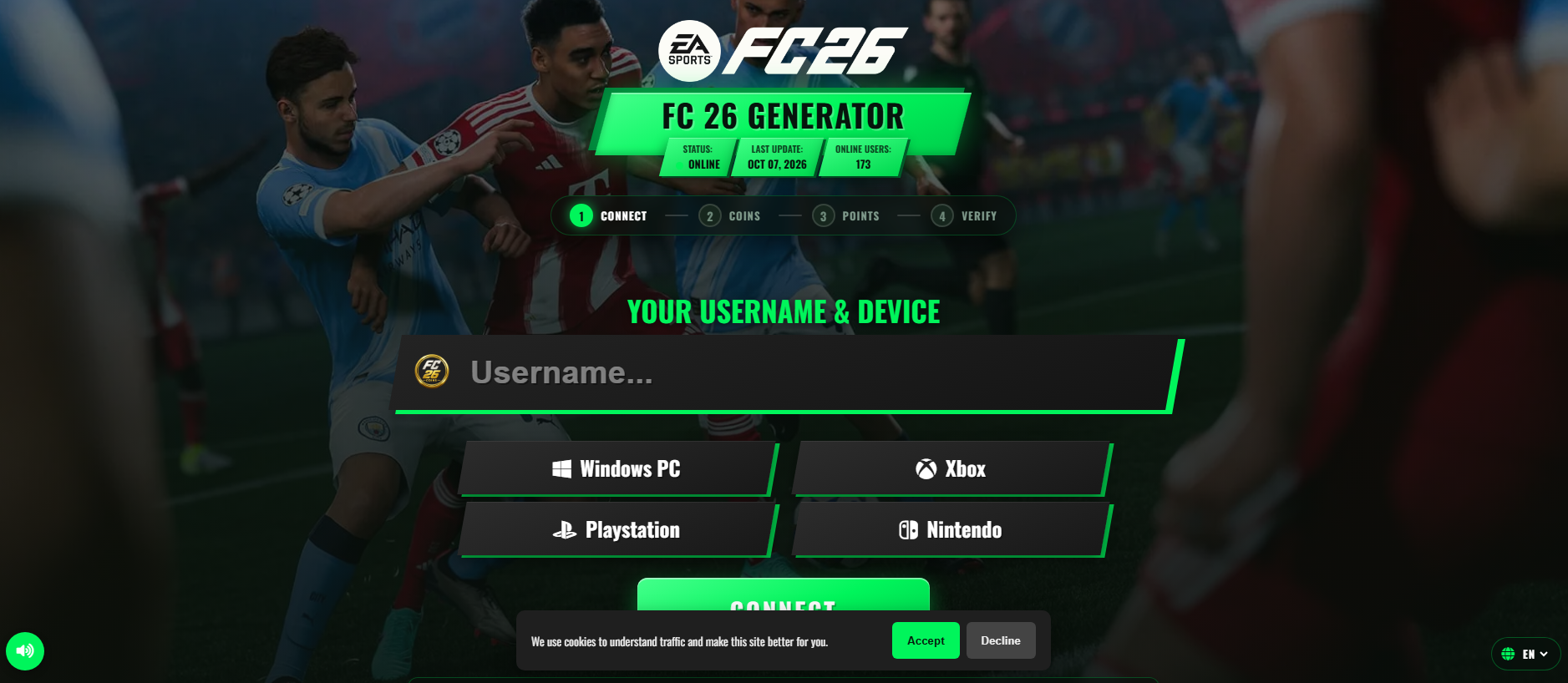 Stored capture of fc26coins.xyz