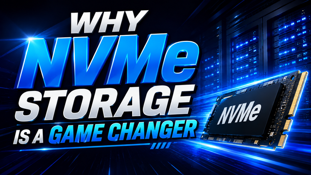 Why NVMe Storage is a Game Changer for Servers