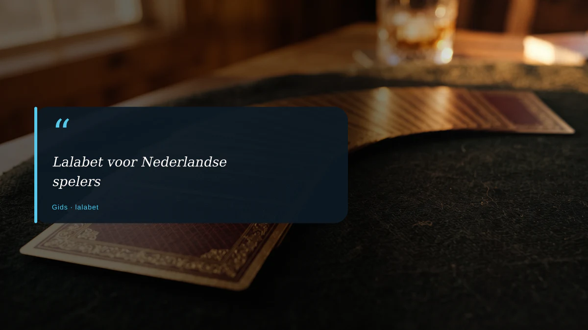 Lalabet voor Nederlandse spelers
