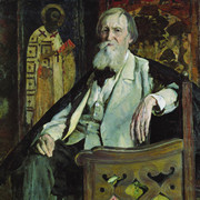 Портрет художника В М Васнецова 1925