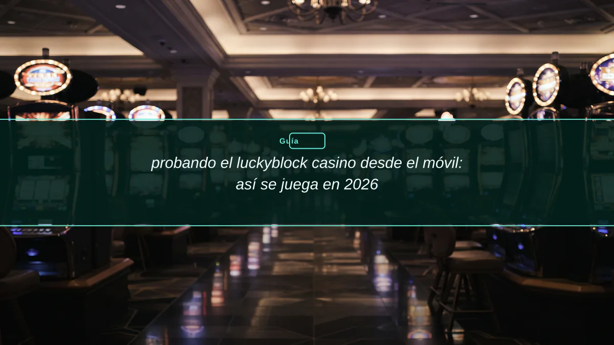 probando el luckyblock casino desde el móvil: así se juega en 2026