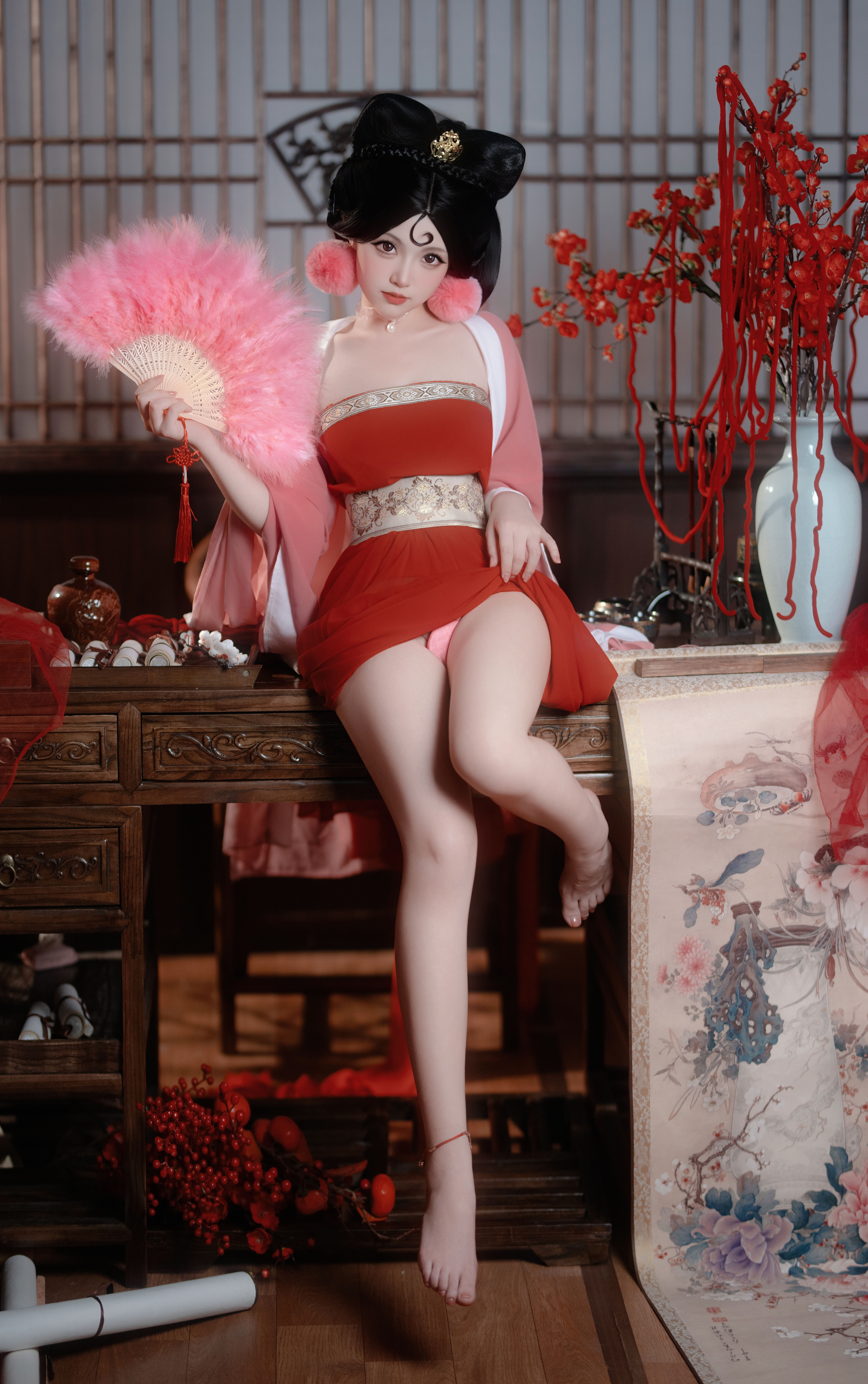 【套圖x26】JVID-妍妍Angel，粉紅少女的獨處[50P]