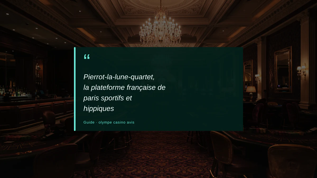Pierrot-la-lune-quartet, la plateforme française de paris sportifs et hippiques