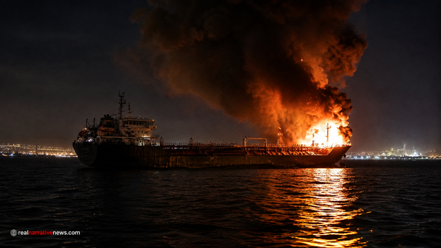 Iranian commercial vessel struck in the Caspian Sea amid Ukraine-Russia-Iran tensions