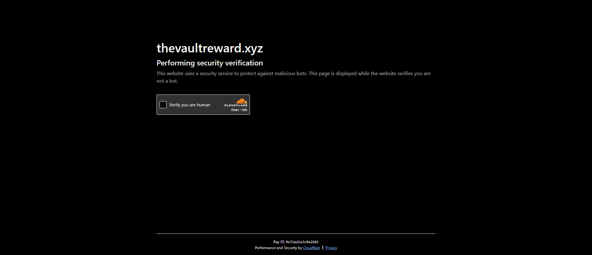 Stored capture of thevaultreward.xyz
