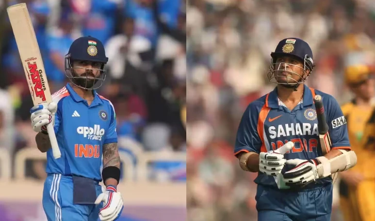 Virat Kohli vs Sachin Tendulkar Picture